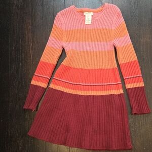 Cynthia Rowley Pink Ribbed Knit Dress